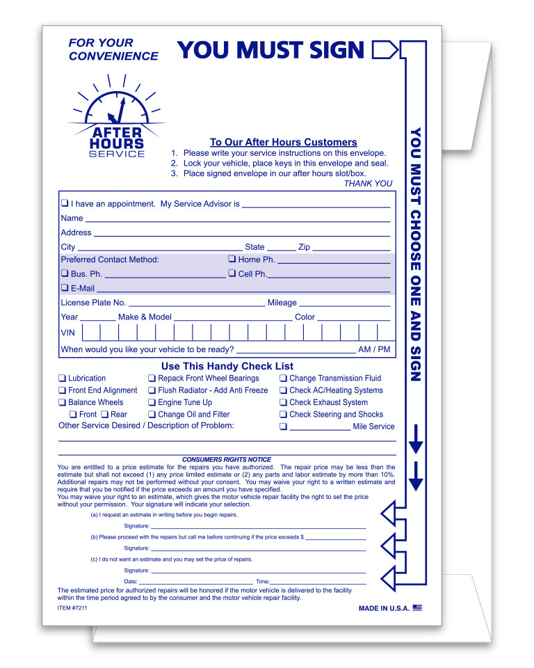 Night Drop Envelopes (Packs of 500)