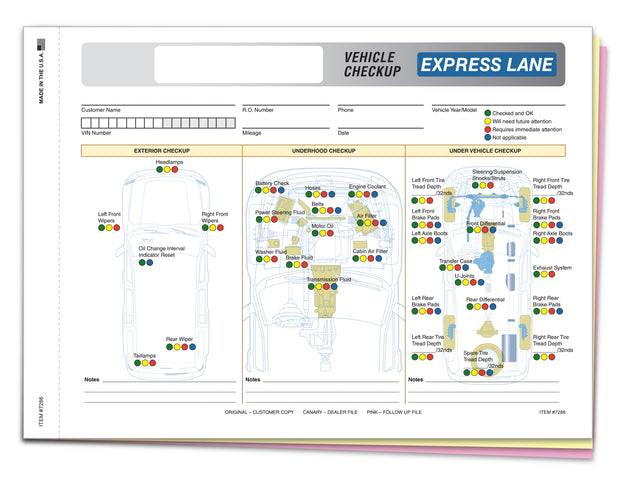 Multi-Point Inspection Forms - Generic Express Lane