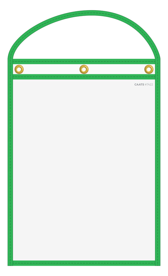 Repair Order/Work Ticket Holders (Clear w/Neon Edges)