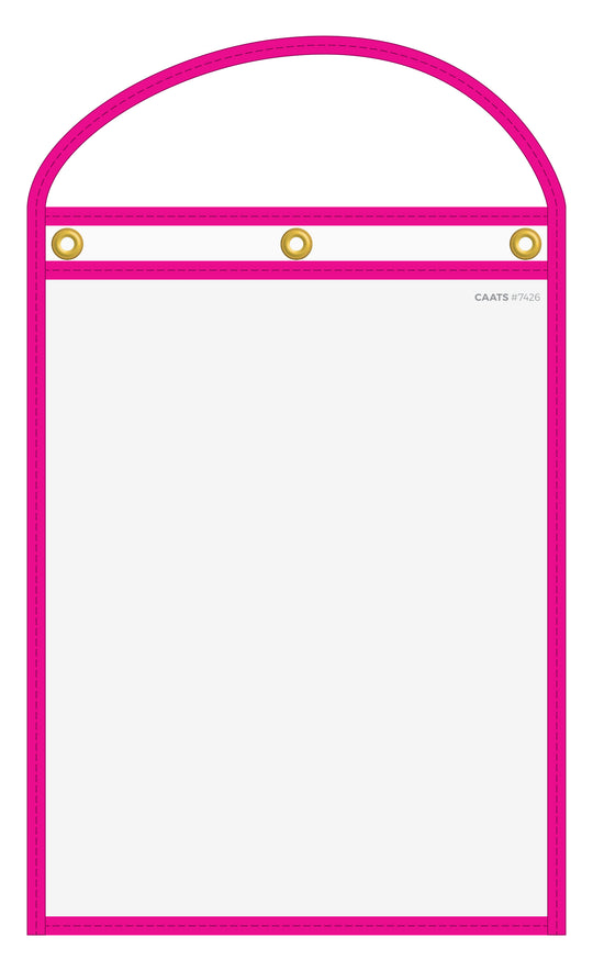 Repair Order/Work Ticket Holders (Clear w/Neon Edges)