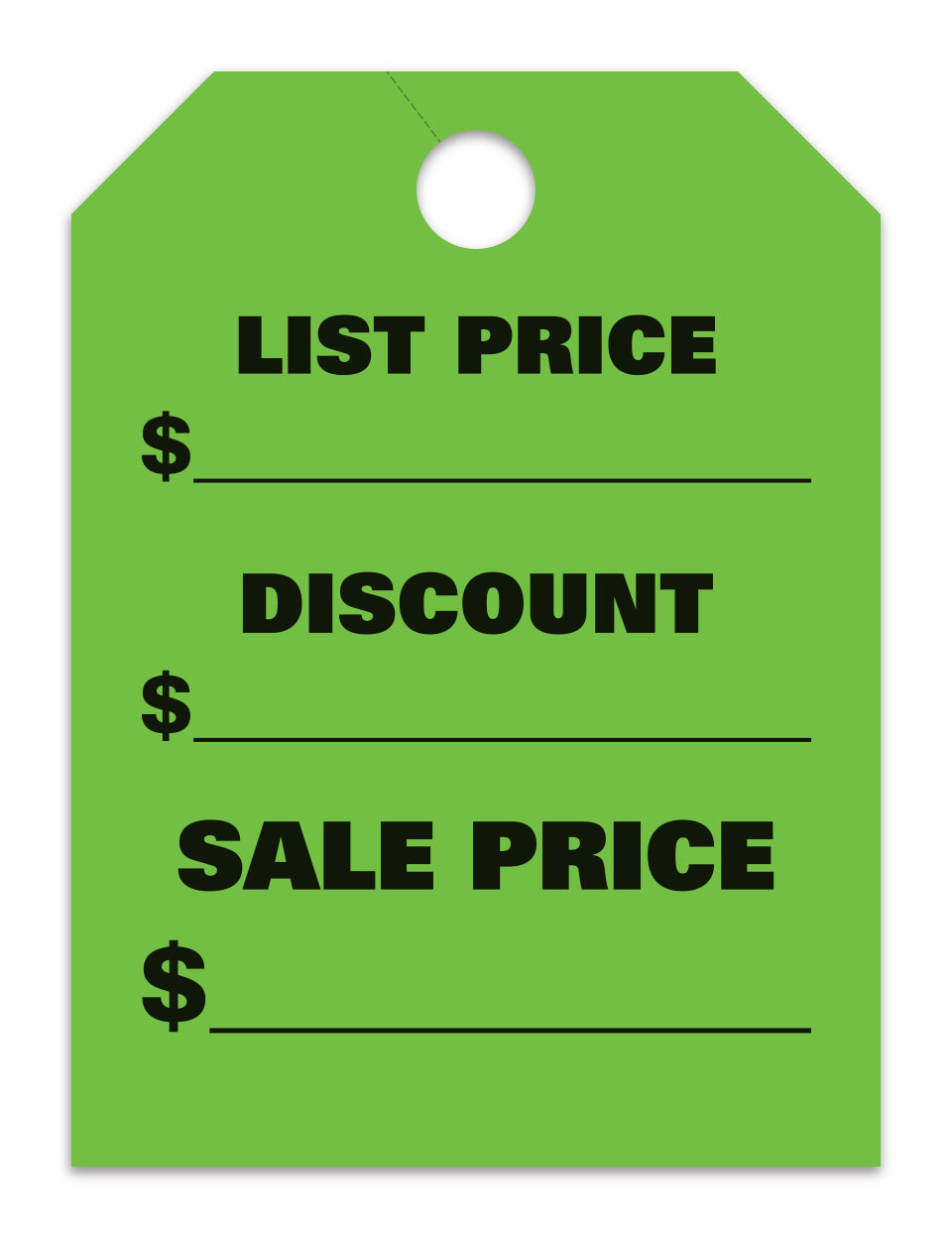 List Price-Discount Price-Sale Price - Mirror