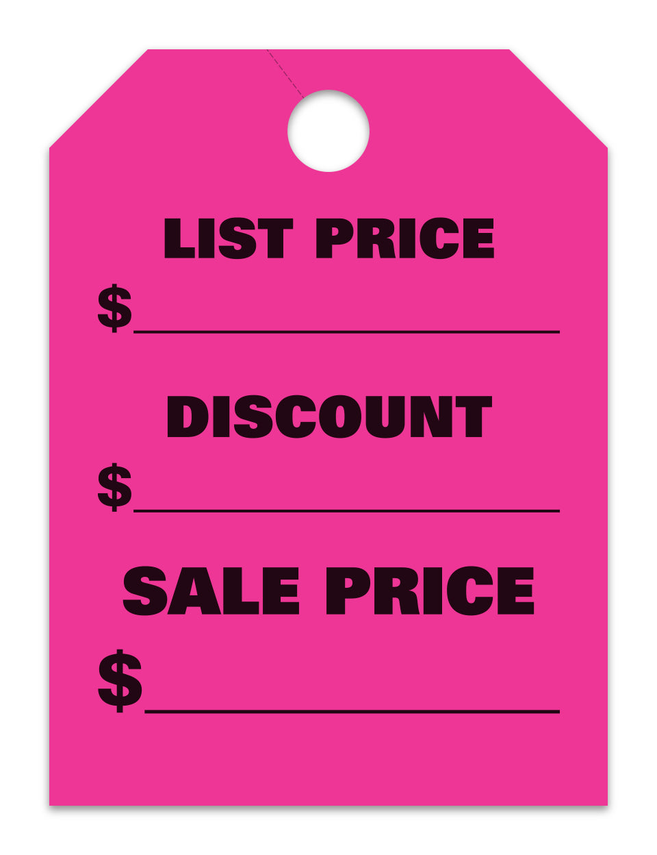 List Price-Discount Price-Sale Price - Mirror