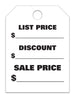 List Price-Discount Price-Sale Price - Mirror