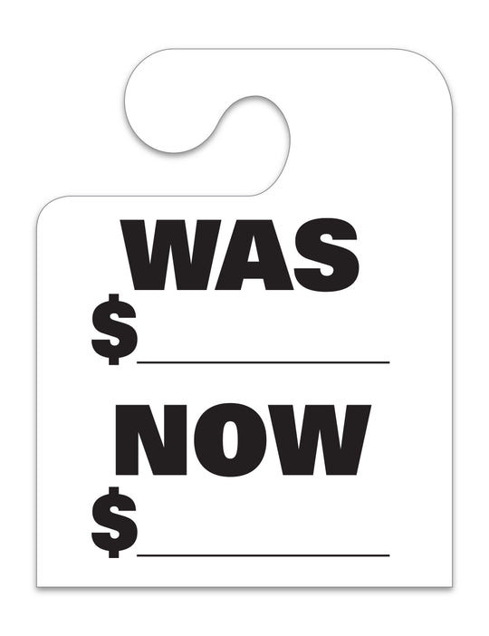 J-Hook Mirror Hang Tags