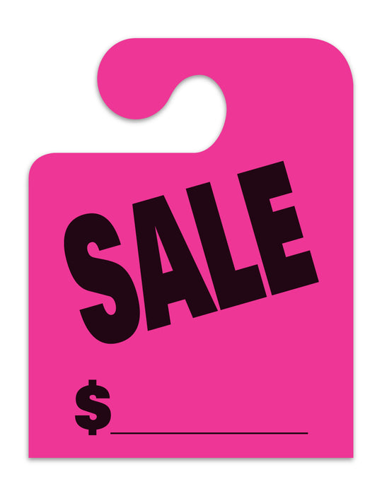 J-Hook Mirror Hang Tags