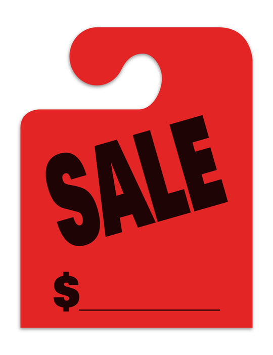 J-Hook Mirror Hang Tags