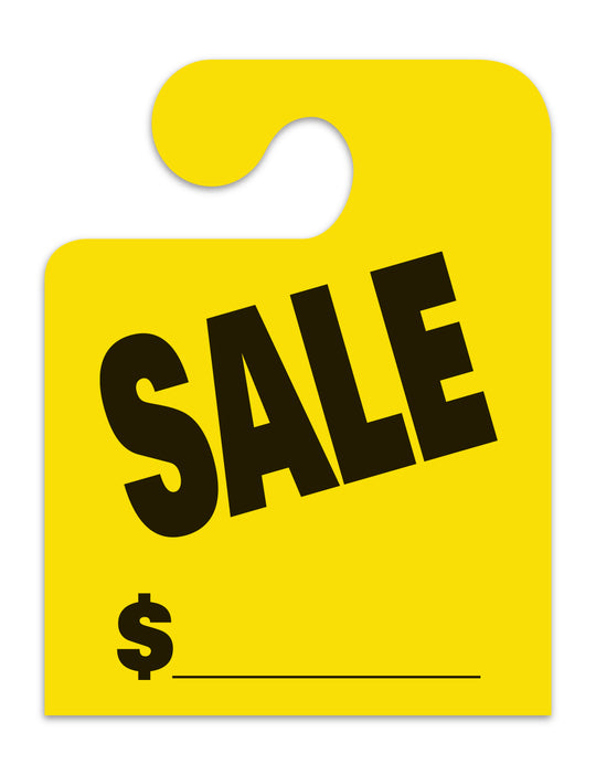 J-Hook Mirror Hang Tags