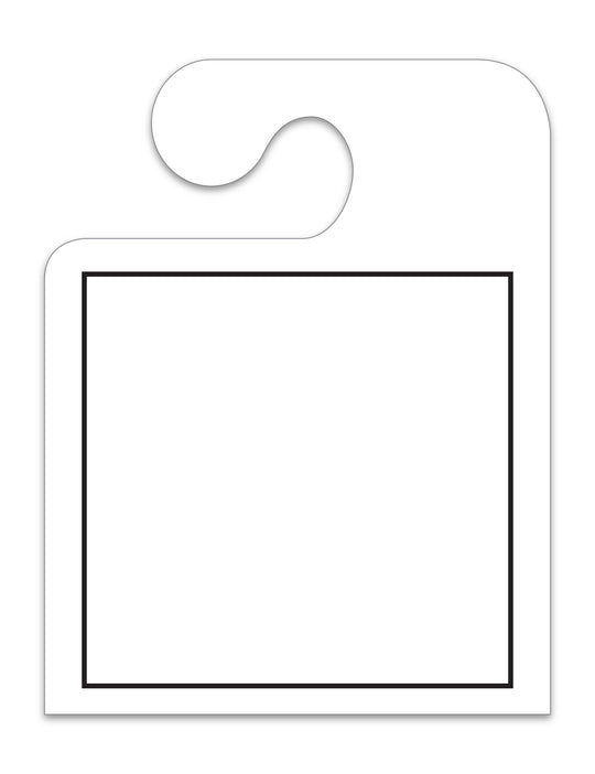 J-Hook Mirror Hang Tags