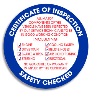 Inspection Sticker