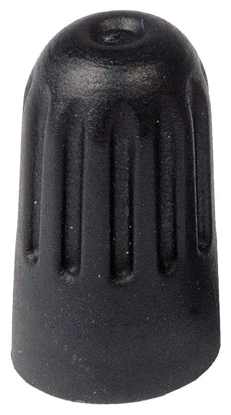 Long Skirted Black TPMS Valve Cap with Seal - Qty. 100