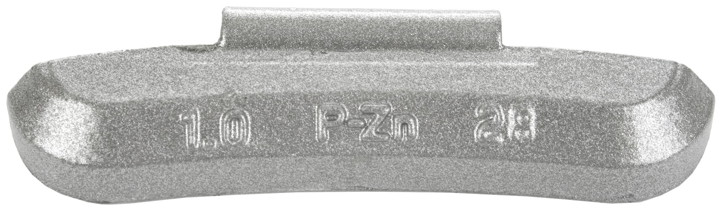 P-Series-Zinc Car Knock-On Uncoated Wheel Weight - 2OZ - Qty. 25