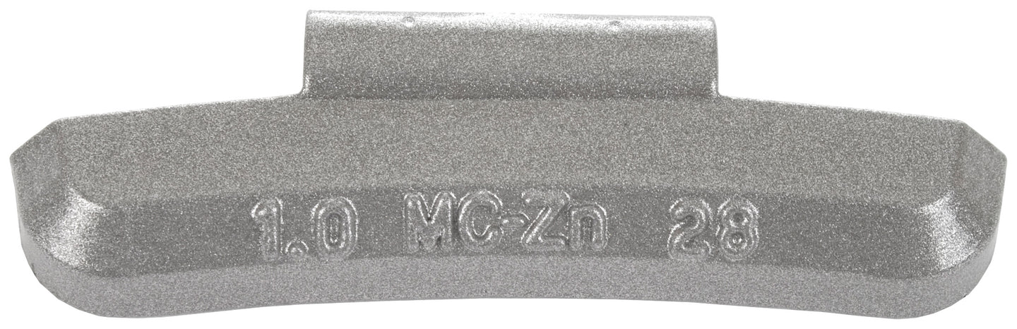 MC-Series-Zinc Car Knock-On Coated Wheel Weight - 1.25OZ - Qty. 25