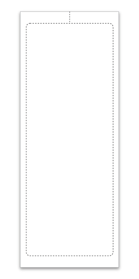 Addendum Stickers (Adhesive) - Plain 4-1/4" x 11"