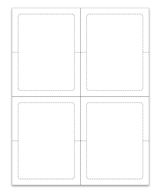 Addendum Stickers (Adhesive) - Plain 8-1/2" x 11" (Four Stickers)