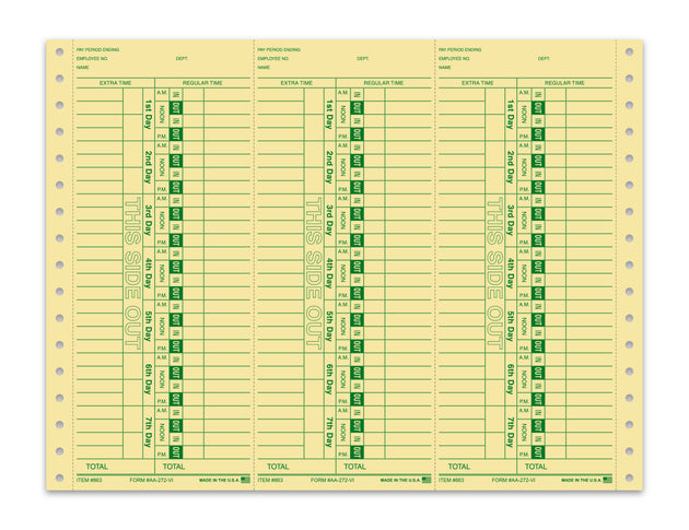 Time Clock Cards (Computerized)