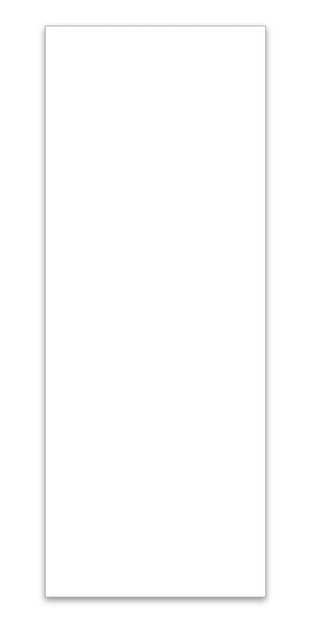 4.25" x 11" Ext. Laser Window Stick, BLANK, Perm. Adh., 1 Part - Qty. 250