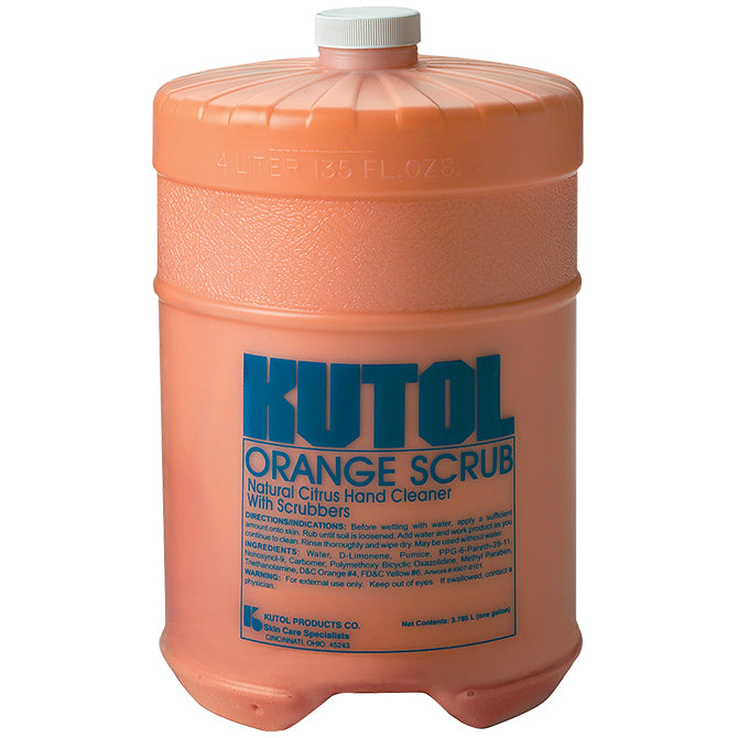 Bulk Gallon Soap - Orange Scrub w/ Pumice